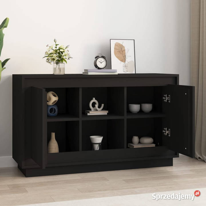 Szafka czarna 102x35x60 materiał drewnopochodny Warszawa