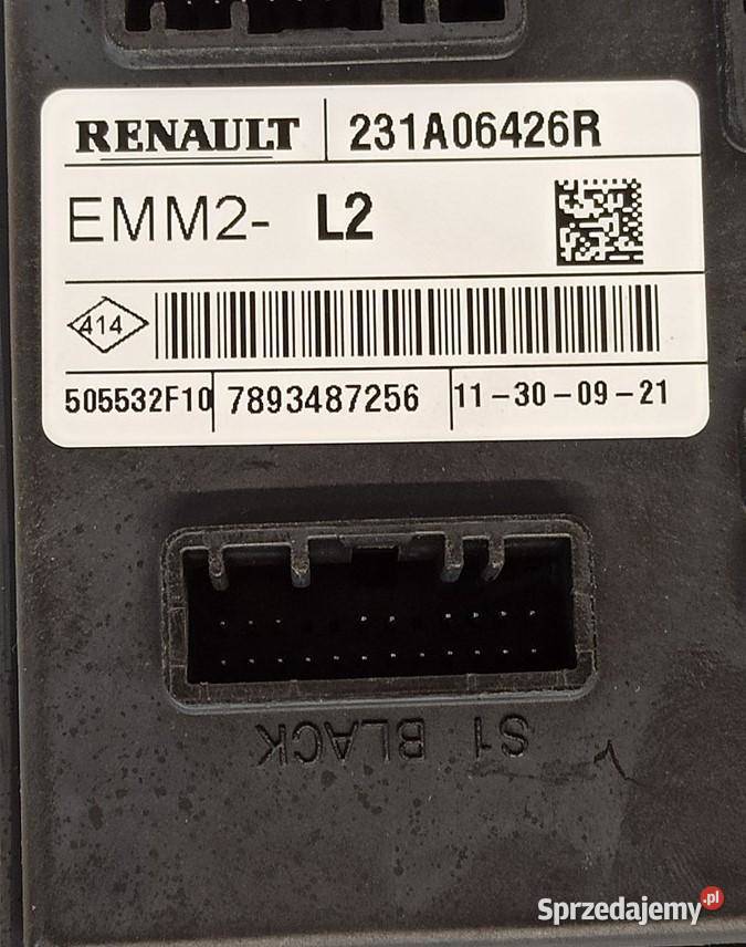 DACIA DUSTER MODUŁ STEROWNIK 231A06426R Komputery