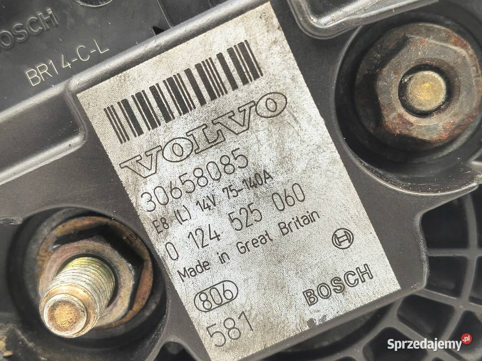 ALTERNATOR Volvo V70 II S60 24 D5 bosch 30658085 lubelskie Chełm