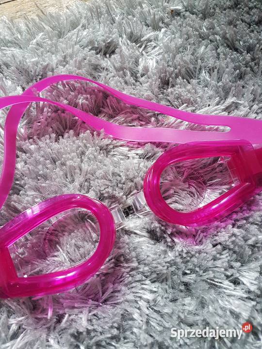 Okulary do pływania różowe nowe łódzkie