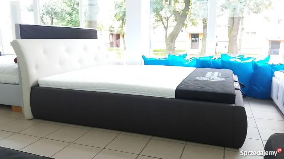 Łóżko tapicerowane z pojemnikiem 160x200 MK Foam Mława
