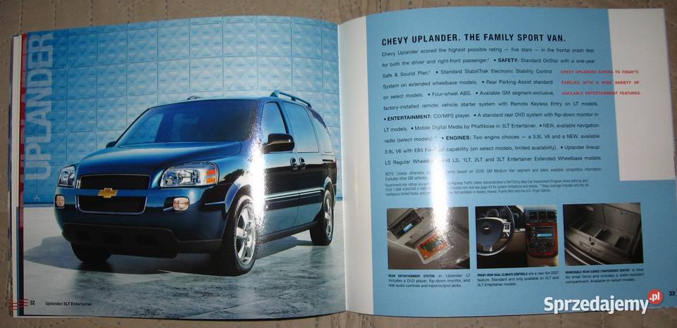 Chevrolet Cars Trucks 2007 prospekt katalog Kępice