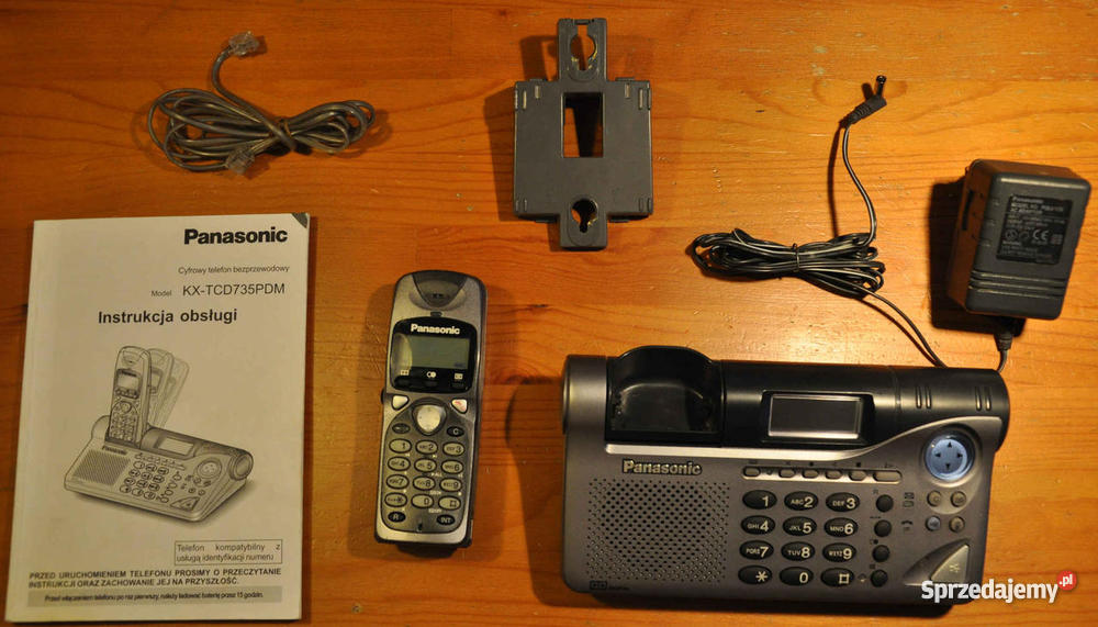 PANASONIC KXTCD735PD Komfortowy cyfrowy telefon wielkopolskie Poznań sprzedam