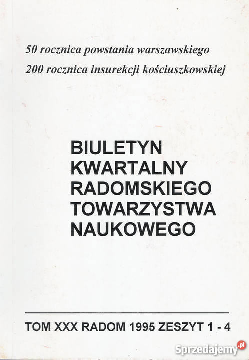 Biuletyn Kwartalny Radomskiego Towarzystwa Puławy