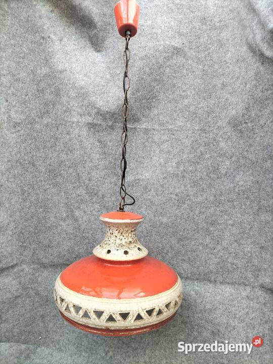 Lampa wisząca ceramiczna Fat Lava duża Leszno