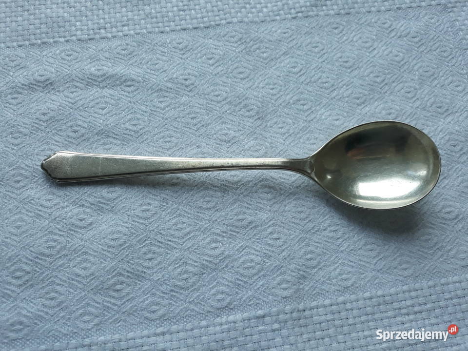 posrebrzana łyżka stołowa do ziemniaków cudeńko pomorskie Gdańsk