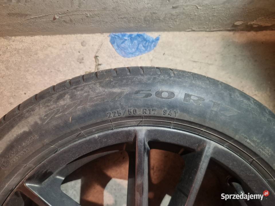 Alufelgi R17 5x112 z oponami letnimi Kielce