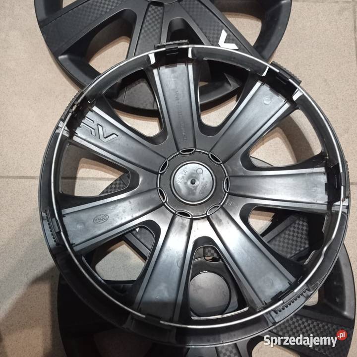 KOŁPAKI VR Carbon Black 14 ALU x 4 Górecki Kamień Pomorski