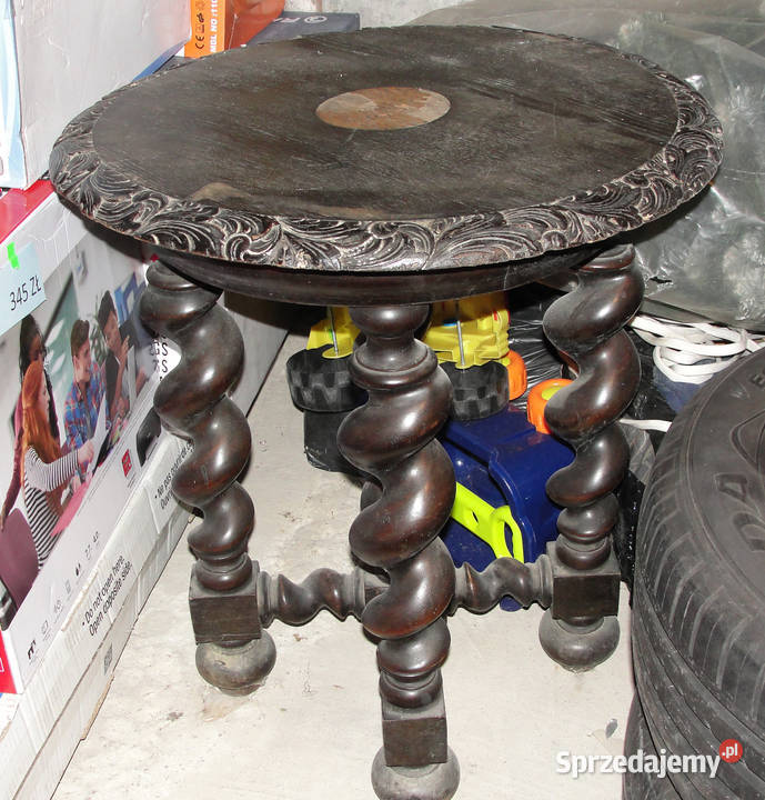 Stół okrągły 80 lite drewno 80cm warmińsko-mazurskie Elbląg