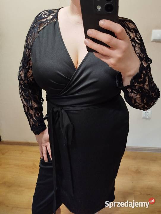 Wieczorowa sukienka rozmiar 4850 czarny Moda i Styl małopolskie Biecz