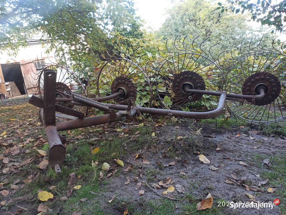 Zgrabiarka przewracarka 4 gwiazdowa do siana Drogojówka