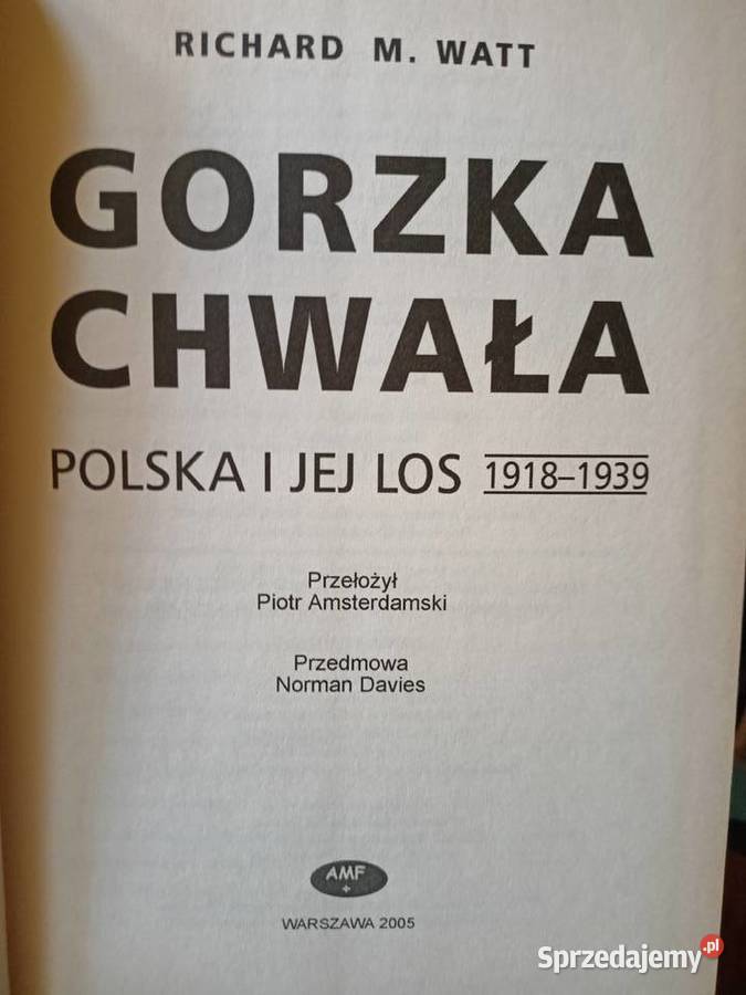 Gorzka chwała książki prezenty outlet mazowieckie Warszawa