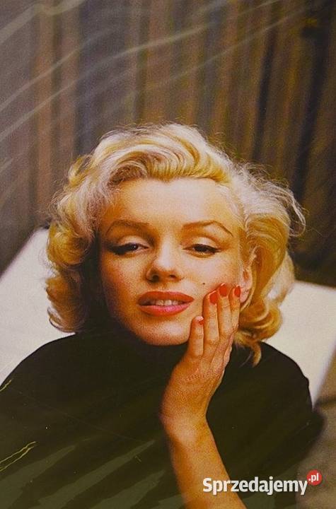 Marlin Monroe kolorowe zdjęcie w ramówce 29 x 39 Chełmno