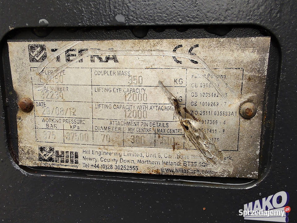 Szybkozłącze hydrauliczne Hill Tefra Miller fi Ostrowiec Świętokrzyski