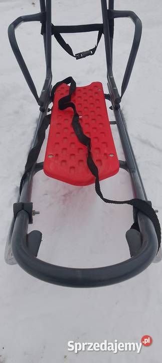 Sanki metalowe z uchwytem