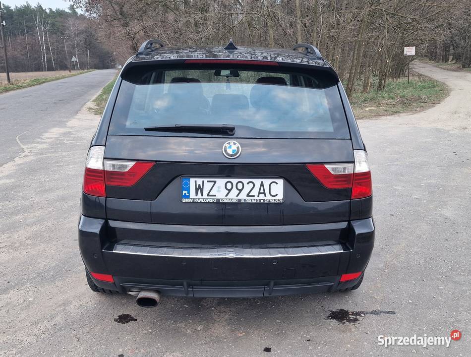 BMW X3 20d xDrive 2008r PDC Skóra Automat elektryczne lusterka Łódź