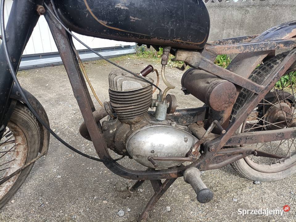 WFM 125 czarna 1956r oryginalna WFM kujawsko-pomorskie