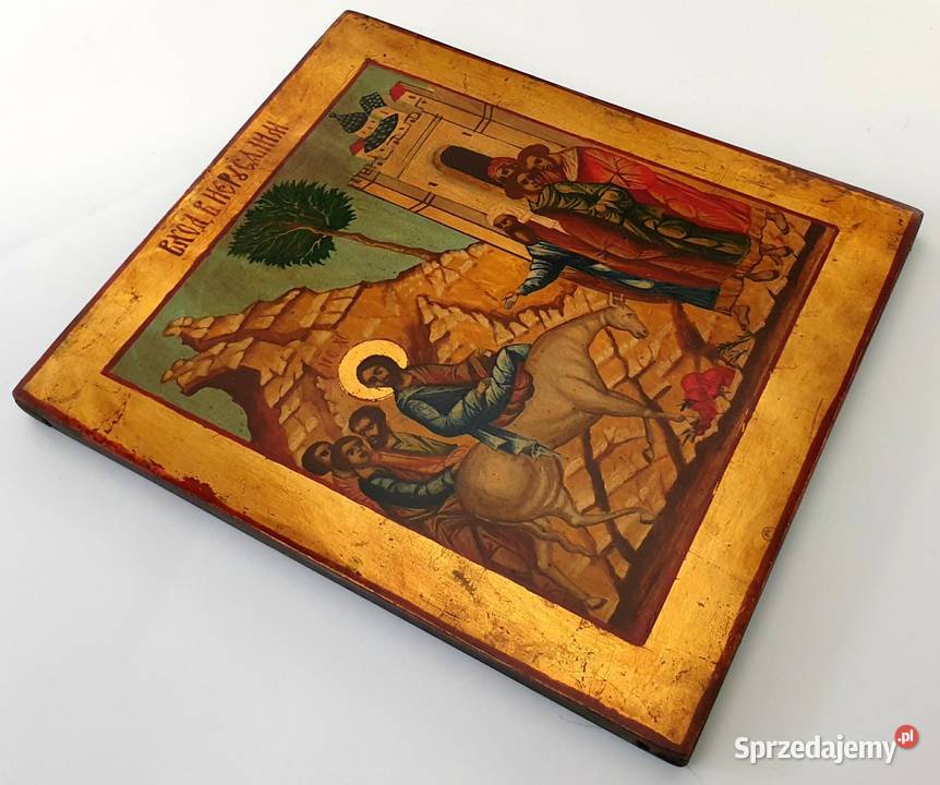 Ikona Wjazdu Pańskiego do Jerozolimy 010 Malarstwo Warszawa