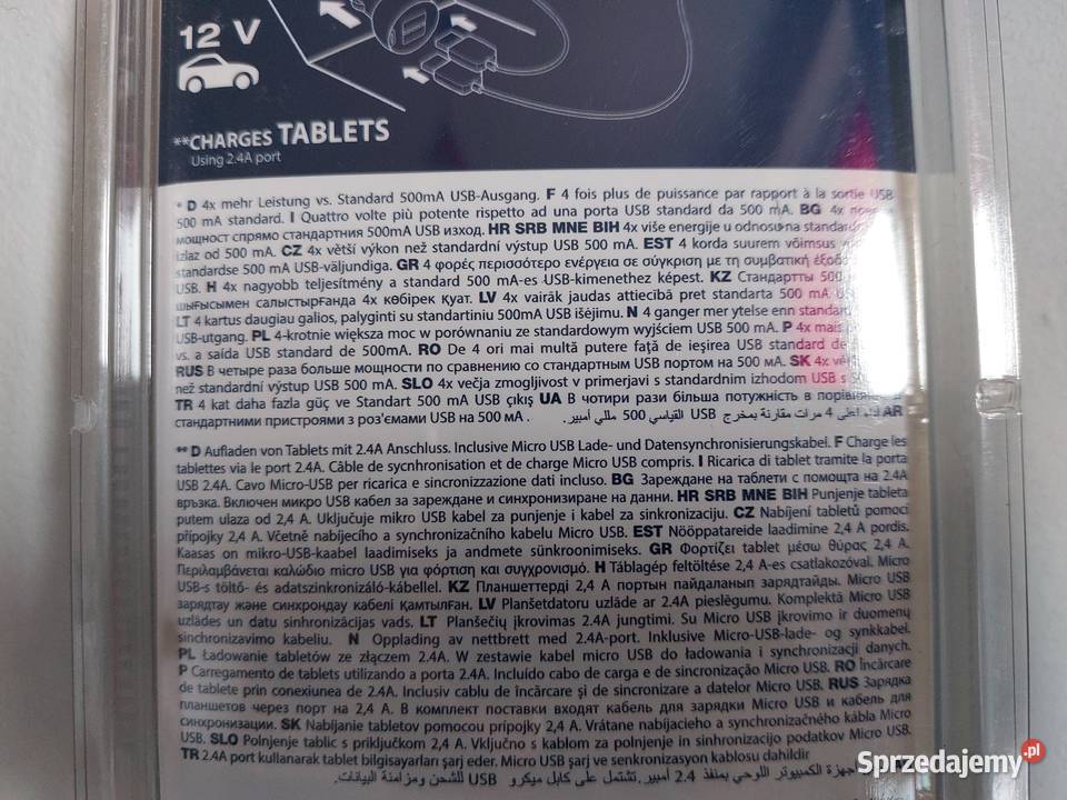 nowa ładowarka samochodowa Varta 2xUSB 34A Telefony i Akcesoria Poznań