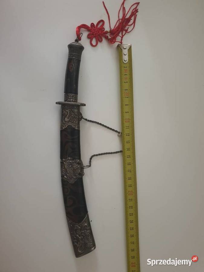 Sztylet w stylu chińskim uszkodzony mini replika Łomża sprzedam