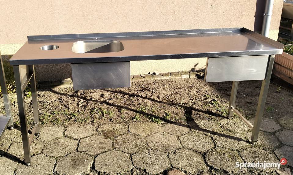 Zlew gastronomiczny 1komorowy 2015x625x90 Gastronomia wielkopolskie Słupia Kapitulna