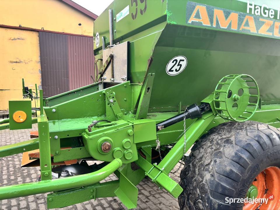 Rozsiewacz Siewnik wapna Amazone ZGB 7001 taśma