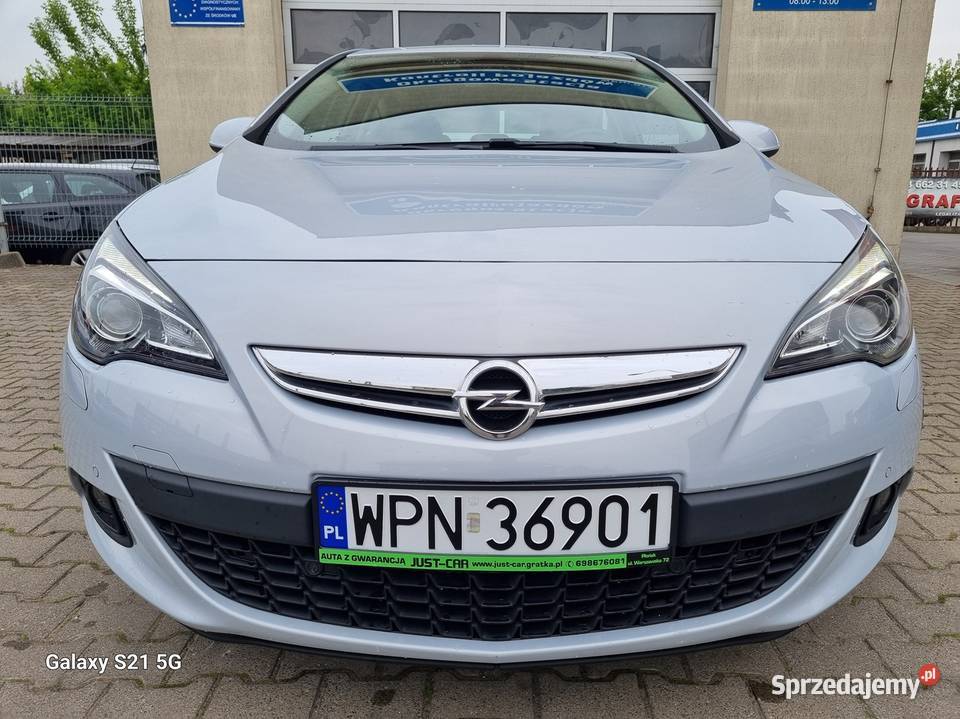 Opel Astra GTC LIFT 16 T 180 nawigacja skóry centralny zamek Płońsk