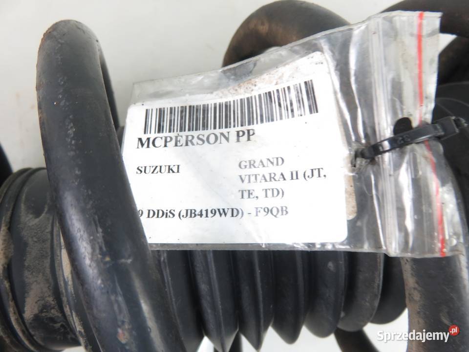 MCPERSON PRAWY PRZEDNI SUZUKI GRAND VITARA II 19 sprzedam