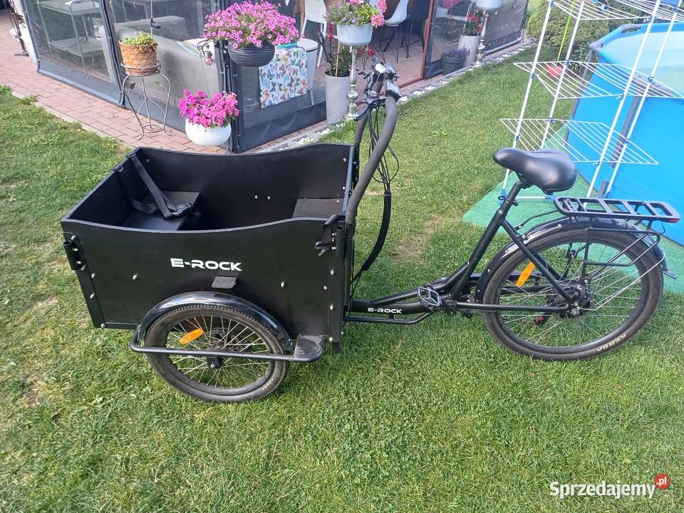 Rower riksza elektryczy 26 Rowery elektryczne lubelskie Niedrzwica Kościelna-Kolonia sprzedam