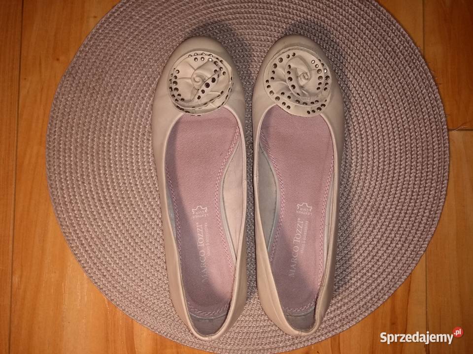 Baleriny skórzane Marco Tozzi Balerinki lubuskie Gorzów Wielkopolski sprzedam