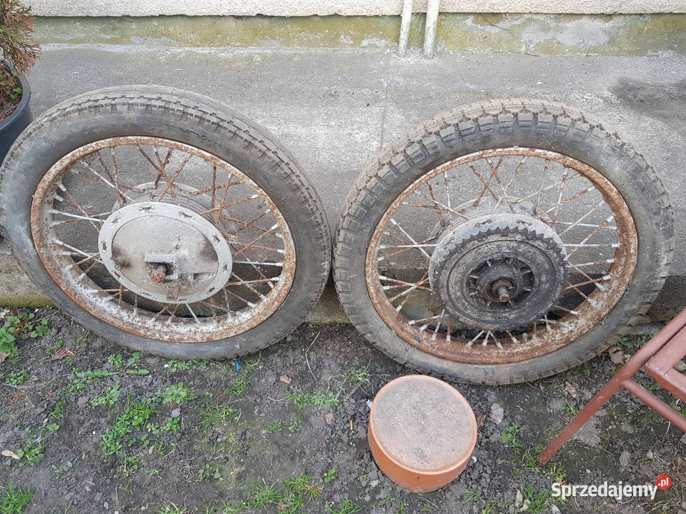 Koła Junak komplet przód tył szczękotrzymacz kujawsko-pomorskie Bydgoszcz