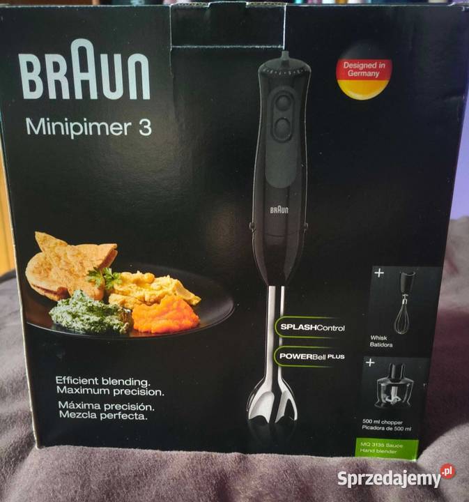 Czarny blender malakser Braun Multi Quick 3 Tychy