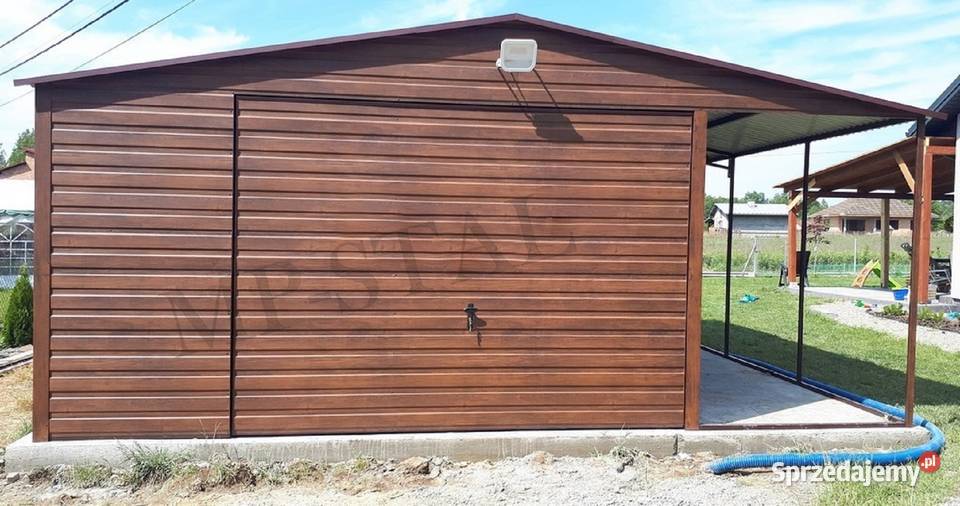 GARAŻE PREMIUM Z WIATĄ BOCZNĄ 48m2 Tarnobrzeg