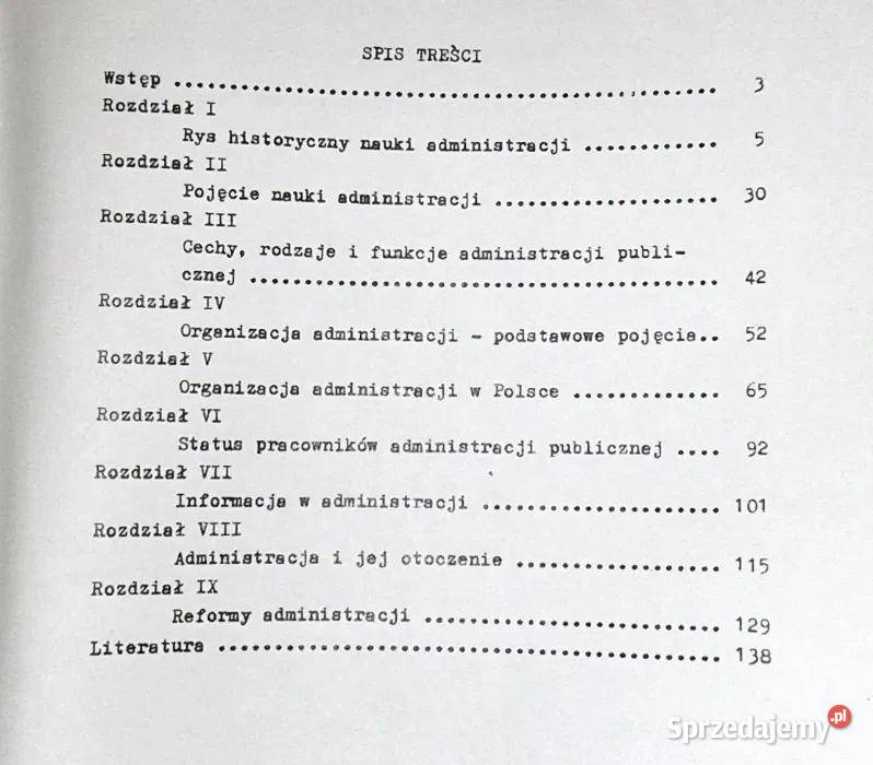 Wybrane zagadnienia z administracji J Łętowski i Pozostałe Chełm