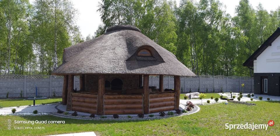 Dachy domki altany Kryte Trzciną Strzechą Podlesie