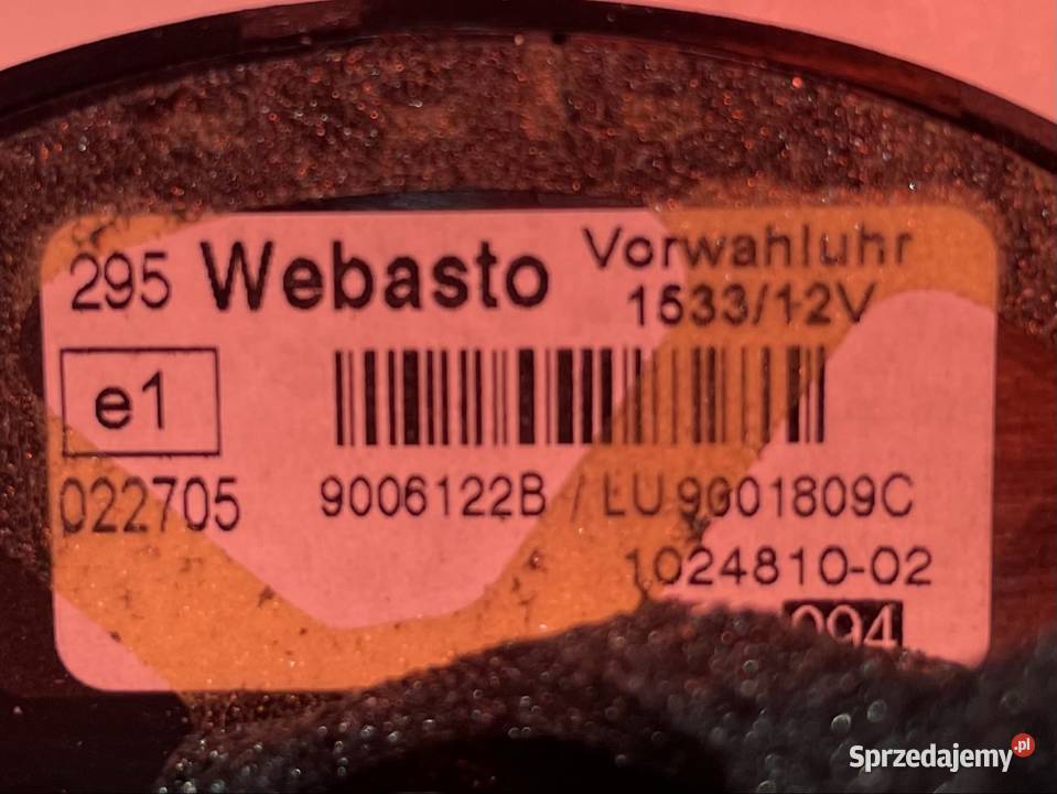 9006122B sterownik webasto 9001809C Szczecin