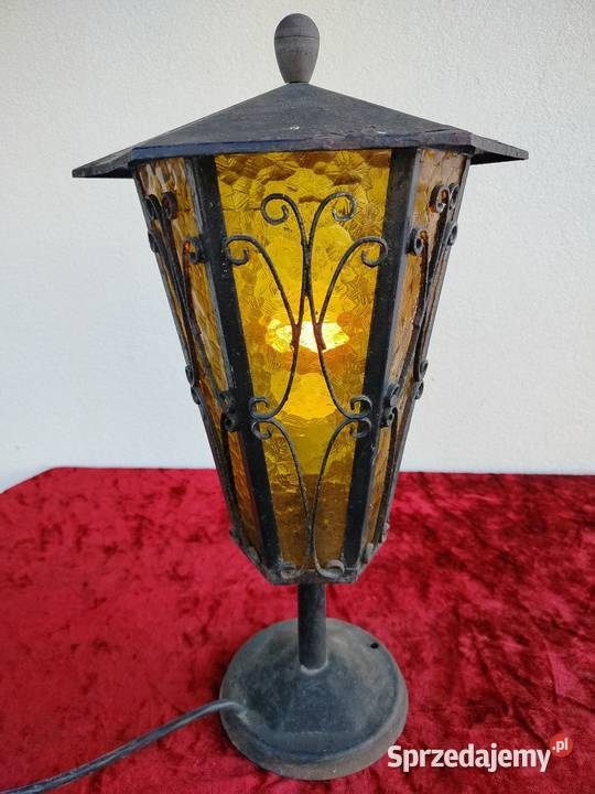Lampa Latarnia kute żelazo druga połowa XX wieku małopolskie Kęty