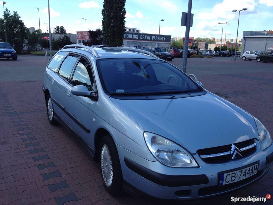 Citroen c5 błękitny metalik 2003 kombi