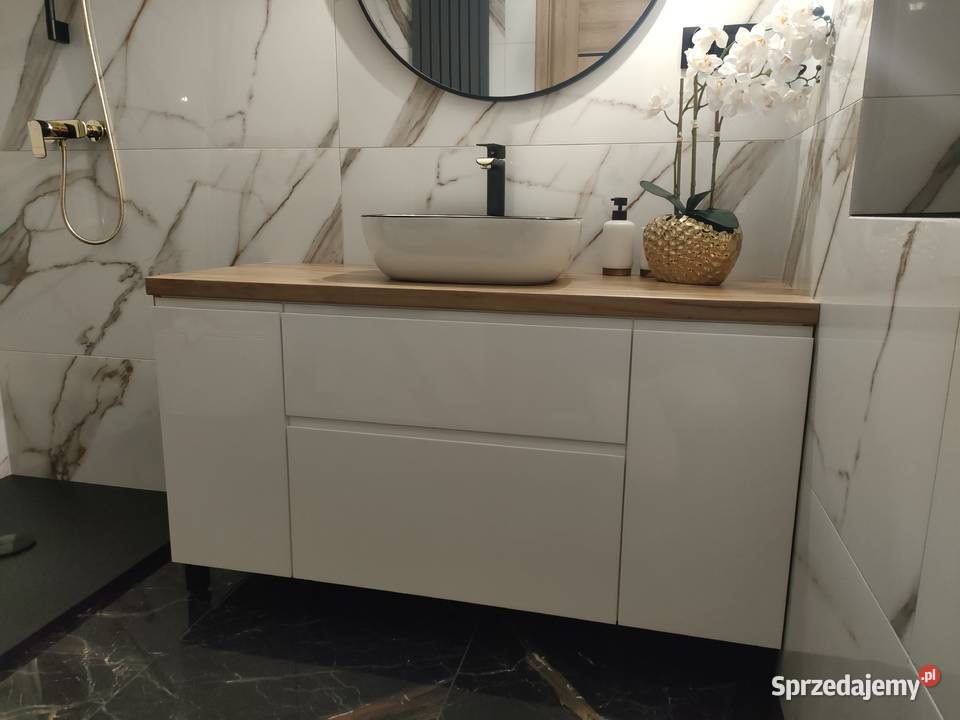 Szafka pod umywalkę 130 kosz cargo Transport Dom i Ogród Gorzów Wielkopolski