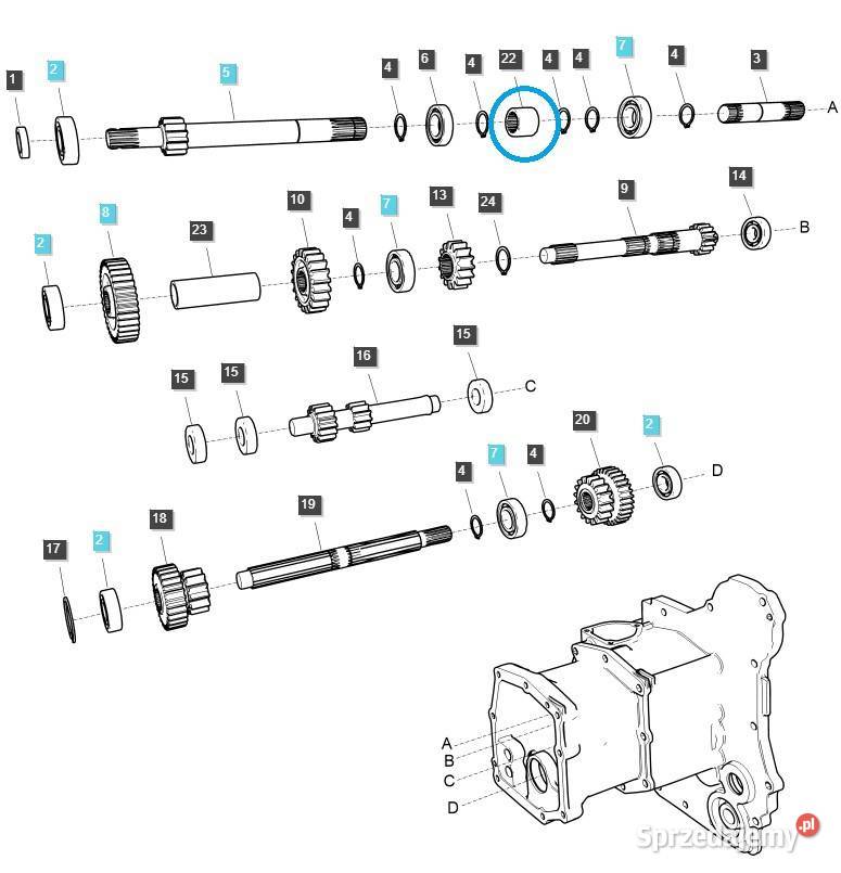 Łącznik TRG287 LS Tractor 40309887 Tajęcina sprzedam