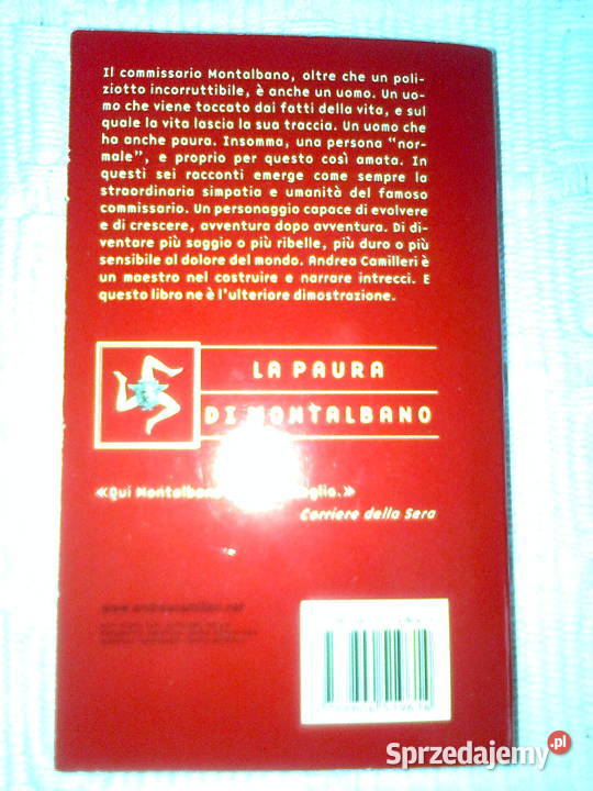Andrea Camilleri La paura di Montalbano Warszawa