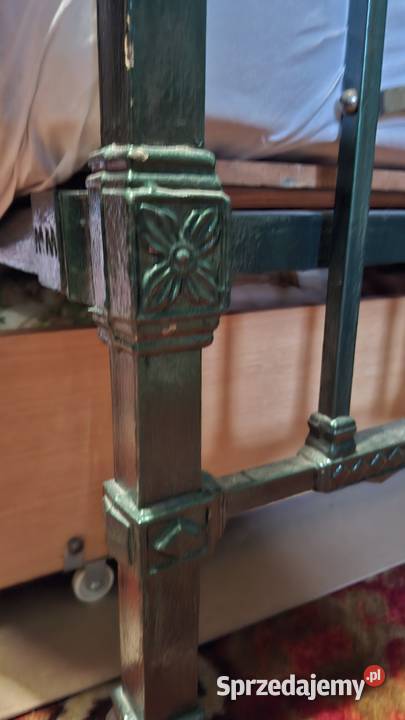 zabytkowe łóżko stalowe secesyjne ozdobne Warszawa sprzedam