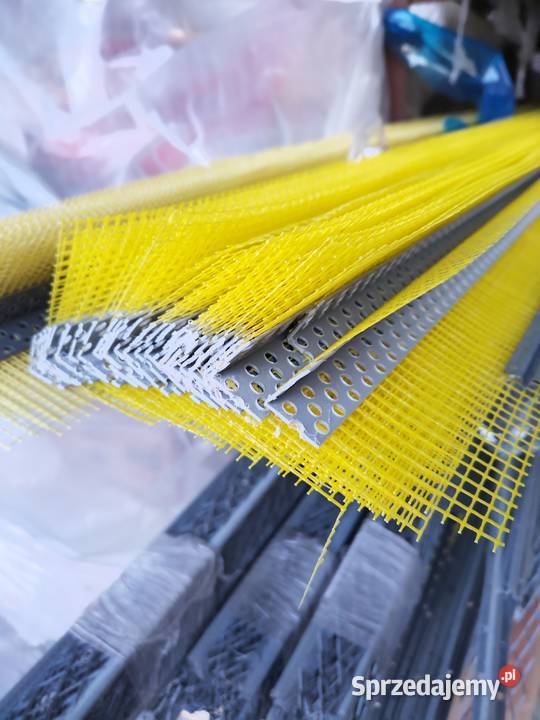 narożnik pcv z siatką żółtą do styropianu 25 Oleśnica sprzedam
