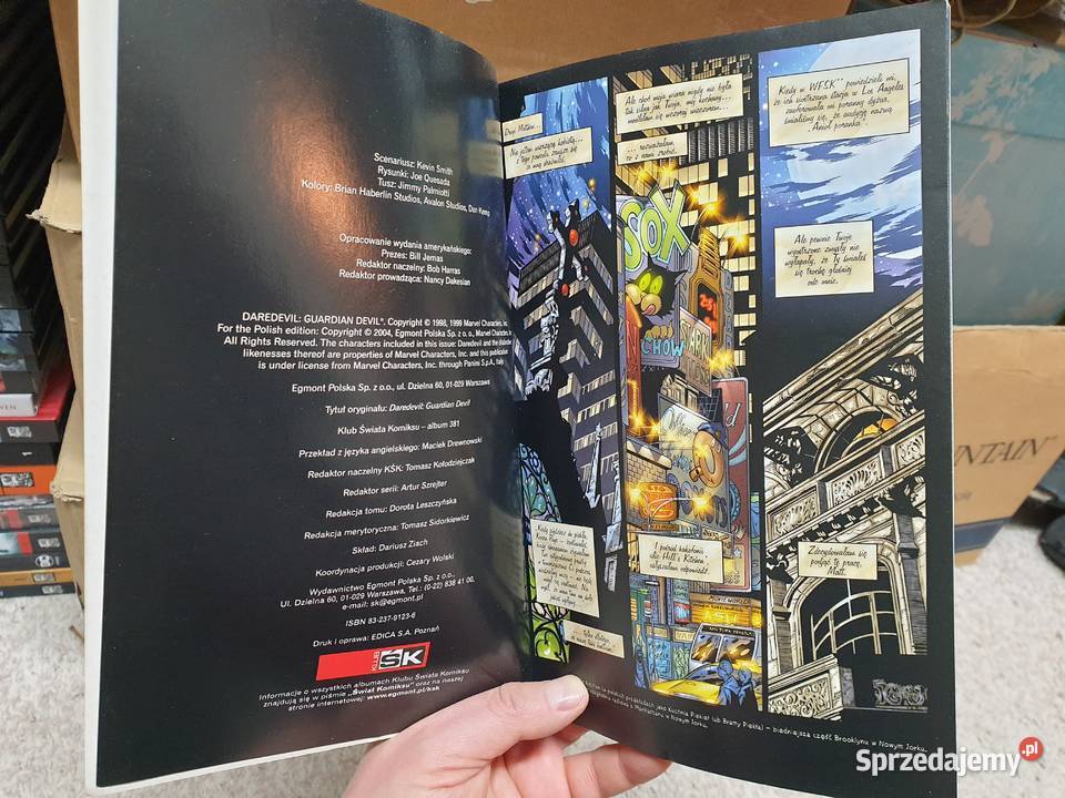 Daredevil Diabeł Stróż tom1 i 2 komplet Gdynia sprzedam