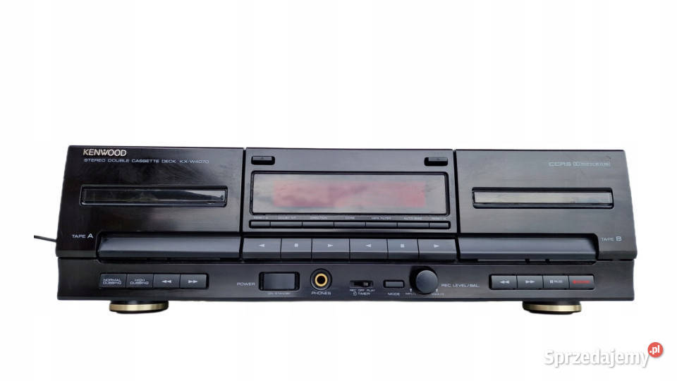 Kenwood magnetofon dwukasetowy KX W 4070 KXW4070 Międzychód