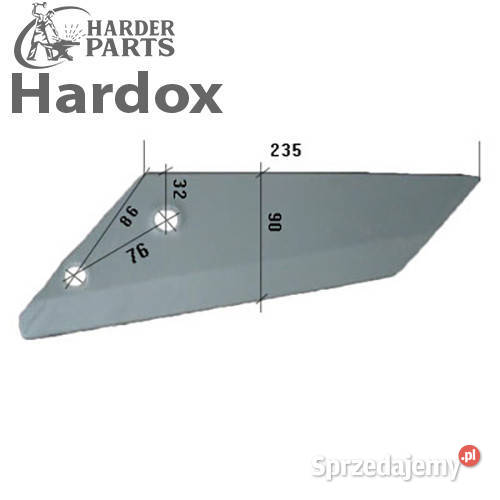 Lemiesz HARDOX 93950221 części do grubera Suwałki sprzedam