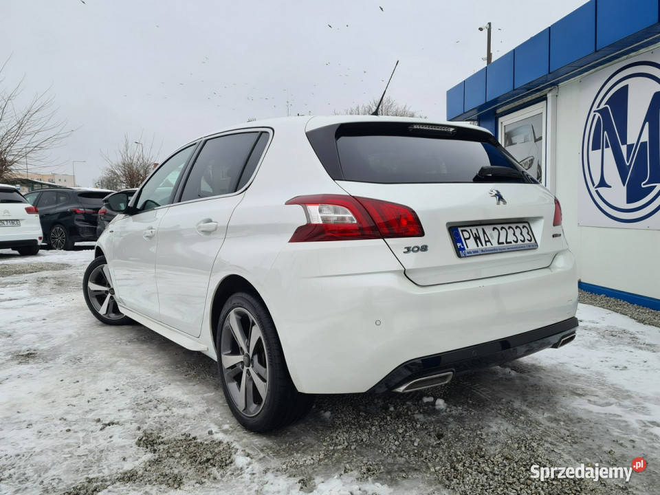 Peugeot 308 GTLine Naci 2xPDC Full Led Półskóry Wągrowiec