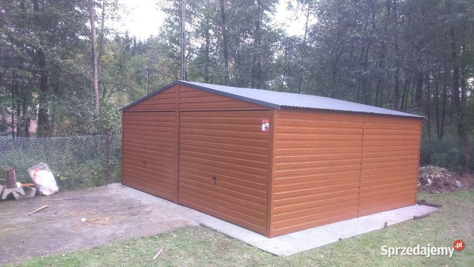 Garażegaraż blaszany 6x56x6 wzmacniany Producent Pozostałe mazowieckie Płock