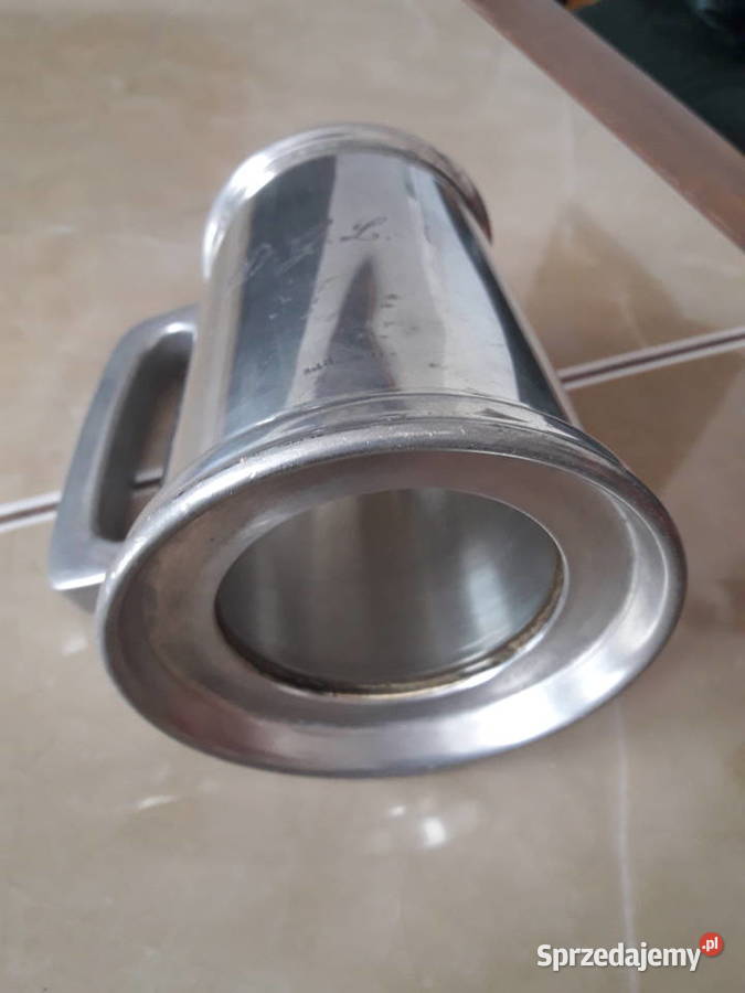 Kufel sygnowany ze szklanym dnem Anglia Pozostałe lubelskie Janów Lubelski