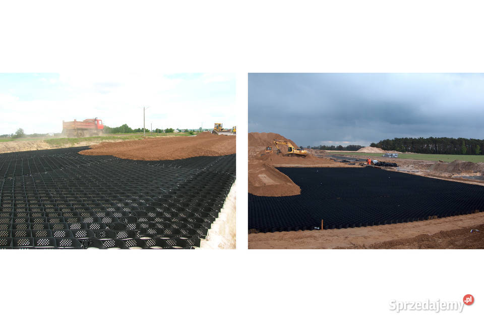 Geosiatka Komórkowa Geokrata 25MK 26m x 63m Materiały budowlane Wrocław